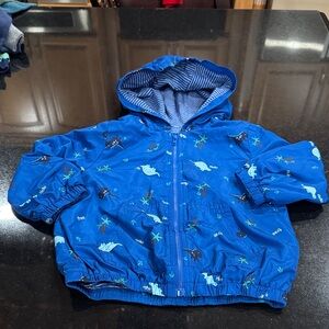Blue Dinosaur Print boys jacket 18 mon